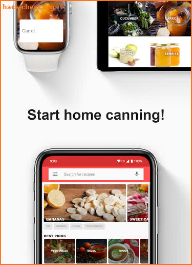 Canning and preserving apps screenshot