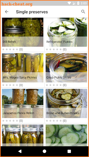 Canning Recipes screenshot