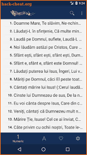 Cântările Evangheliei MD screenshot