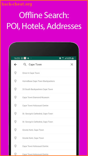 Cape Town Offline Map and Trav screenshot