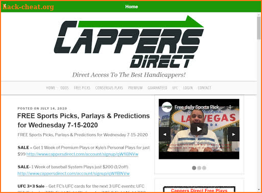 Cappers Direct screenshot