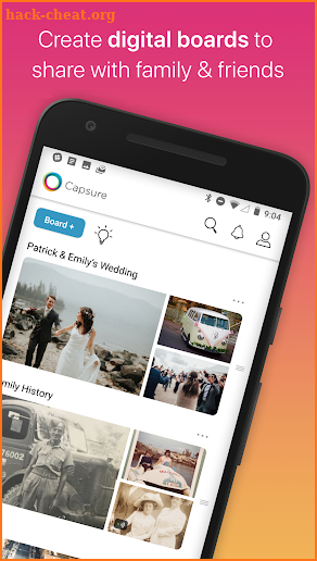 Capsure - digital photo boards screenshot