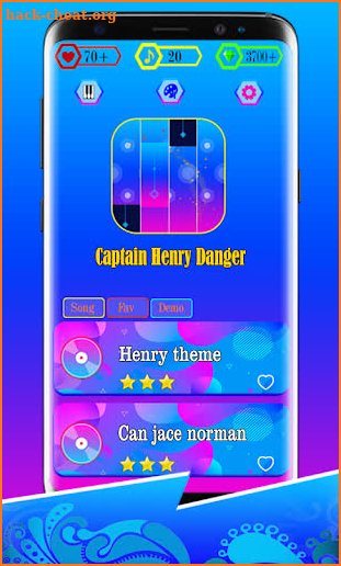 Captain Henry Danger piano screenshot