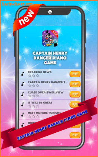 Captain Henry Danger Piano Game screenshot