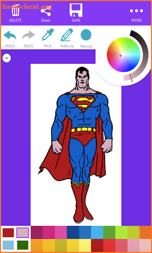 Captain Superhero Coloring Book screenshot