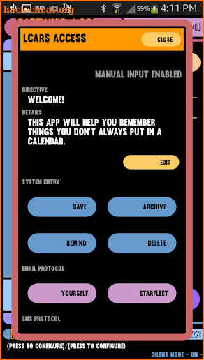 Captain's Log / Trek Reminders screenshot