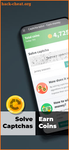 Captcha Solve - Earn money screenshot