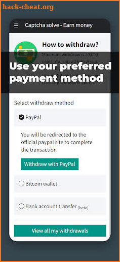 Captcha Solve - Earn money screenshot