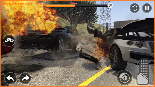 Car Crash Beamng Test Accident screenshot