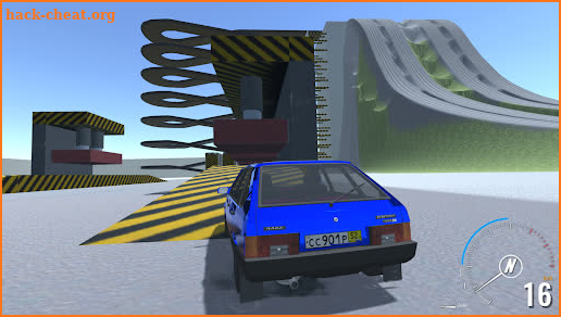 Car Crash Stunt ramp: Spusk 3D screenshot