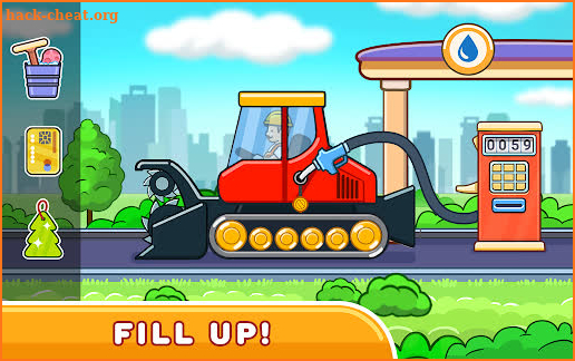 Car games for kids: building screenshot