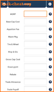 Car Loan & Lease Calculator screenshot