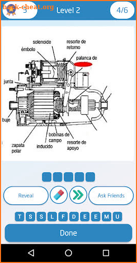 Car quiz mechanic game screenshot