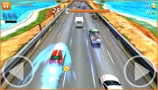 Car Racers On Highway screenshot