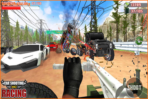 Car Racing Sniper Vs Thieves - Shooting Race games screenshot