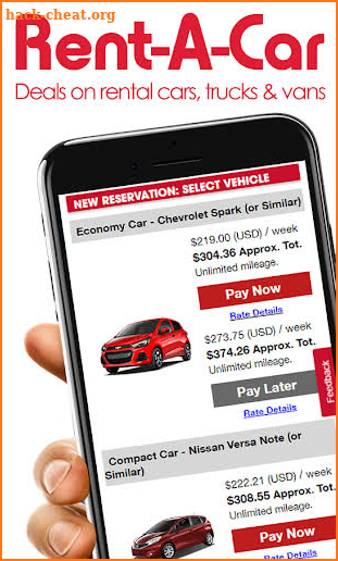 Car Rentals - Save Dollar screenshot