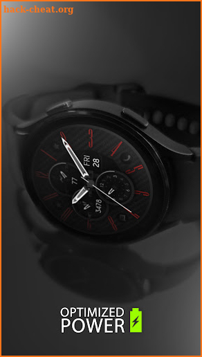 Carbon v8 Analog watch face screenshot