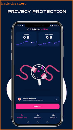 Carbon VPN - Free, Fast & Secure screenshot