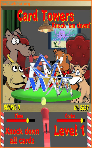 Card Towers Pro, Knock'em Down screenshot