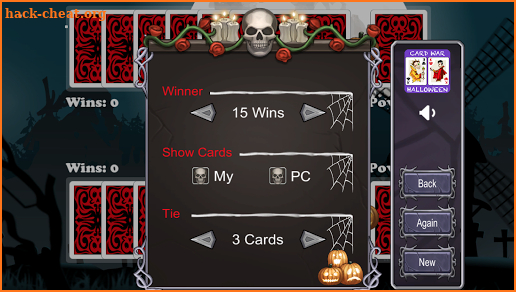 Card War - Halloween screenshot