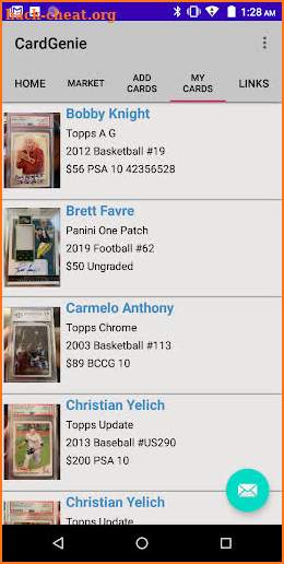 CardGenie - Sports Cards screenshot