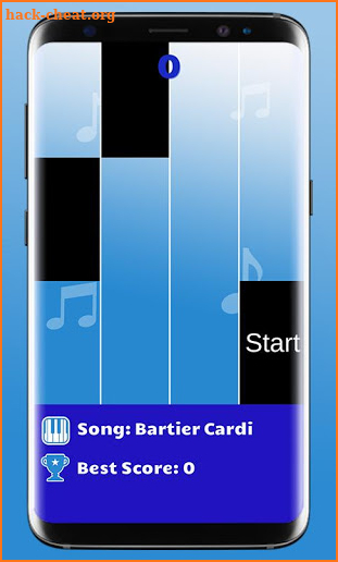 Cardi B Piano Tiles Game screenshot