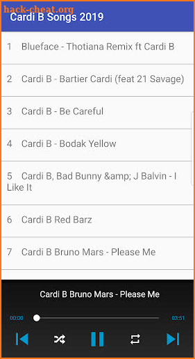 Cardi B Songs 2019 (without internet) screenshot