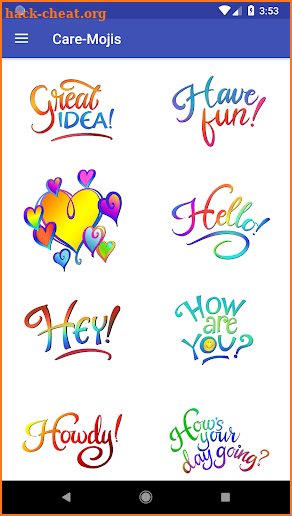 Care-Moji Stickers screenshot