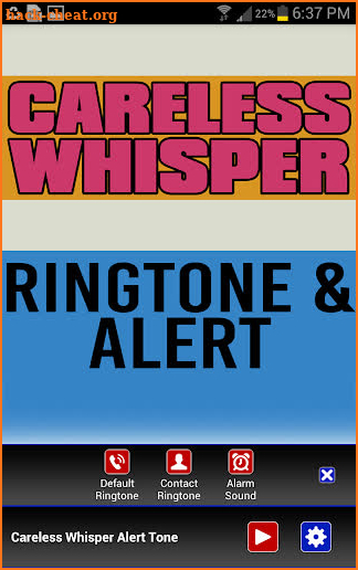 Careless Whisper Ringtone screenshot