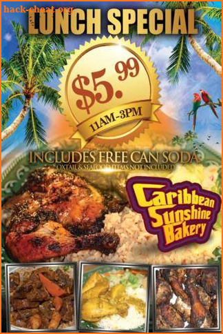 Caribbean sunshine bakery screenshot