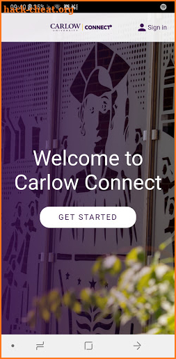 Carlow University screenshot