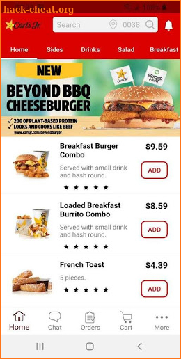 Carl's Jr. Now screenshot