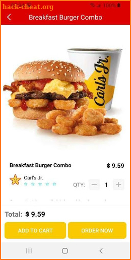 Carl's Jr. Now screenshot