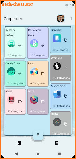 Carpenter - Icon Pack Manager screenshot