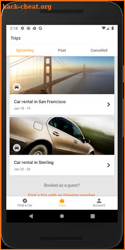 CarRentals.com: Rental Car App screenshot