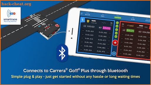 Carrera Go Plus Time Keeping - SmartRace GO Plus screenshot