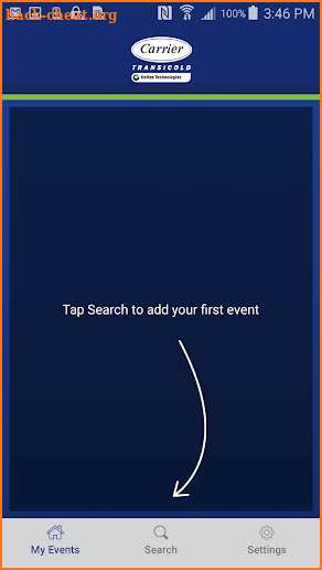 Carrier Transicold Events App screenshot