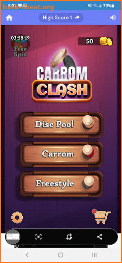 Carrom Clash screenshot