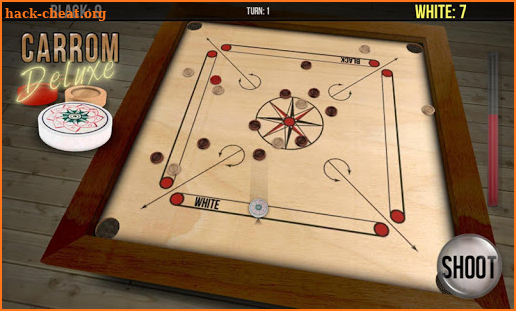 Carrom Deluxe Free :  Board Game screenshot