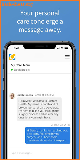 Carrum Health screenshot