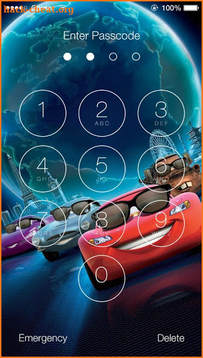 Cars 3 Wallpapers Slide Unlock Screen screenshot