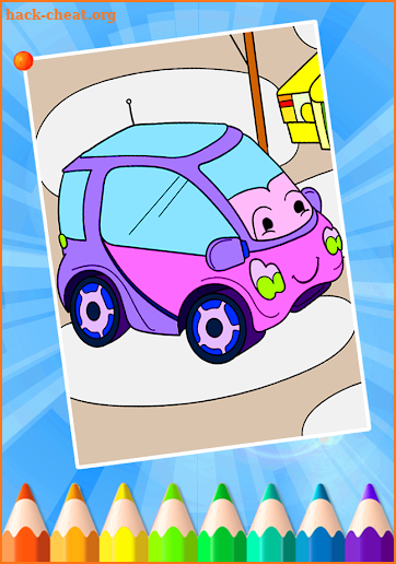 Cars Coloring Book Games for Boys screenshot