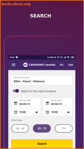 CarSmart.Rentals - smart car renter's assistant screenshot