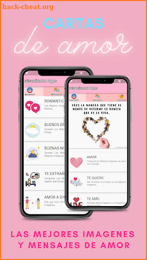 Cartas de amor y frases románticas screenshot