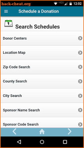 Carter BloodCare Mobile App screenshot