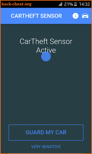 CarTheft Sensor screenshot