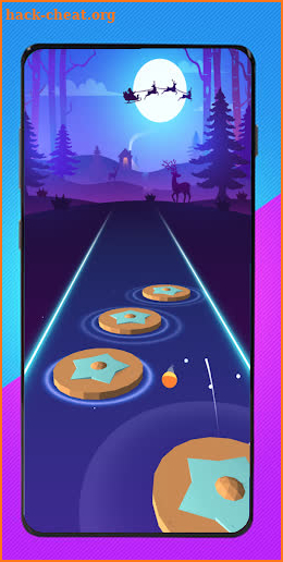 Cartoon cat - Hop round tiles edm rush screenshot