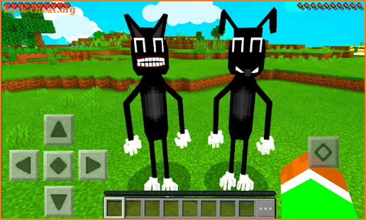 Cartoon Cat VS Siren Head Mod for Minecraft PE screenshot