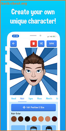 Cartoon Character Creator screenshot