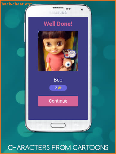 CARTOON CHARACTERS QUIZ screenshot